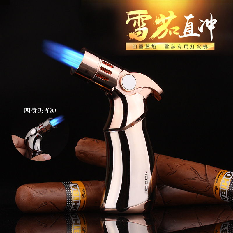Kitchen Baking Torch - 조본 크리에이티브 메탈 야외 방풍 부탄