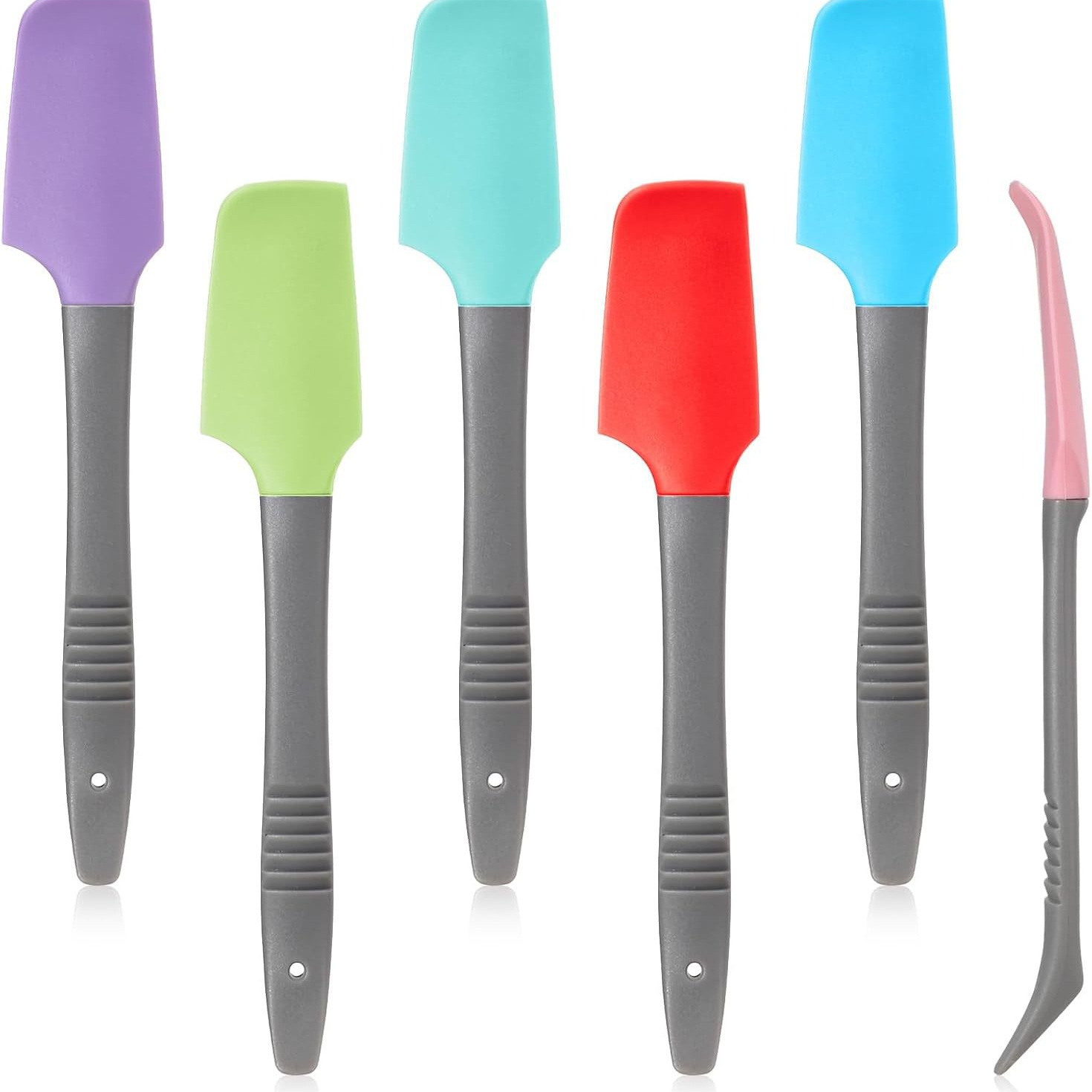 Kitchen Baking Must Haves - 6피스 미니 주걱 세트 - 베이킹,