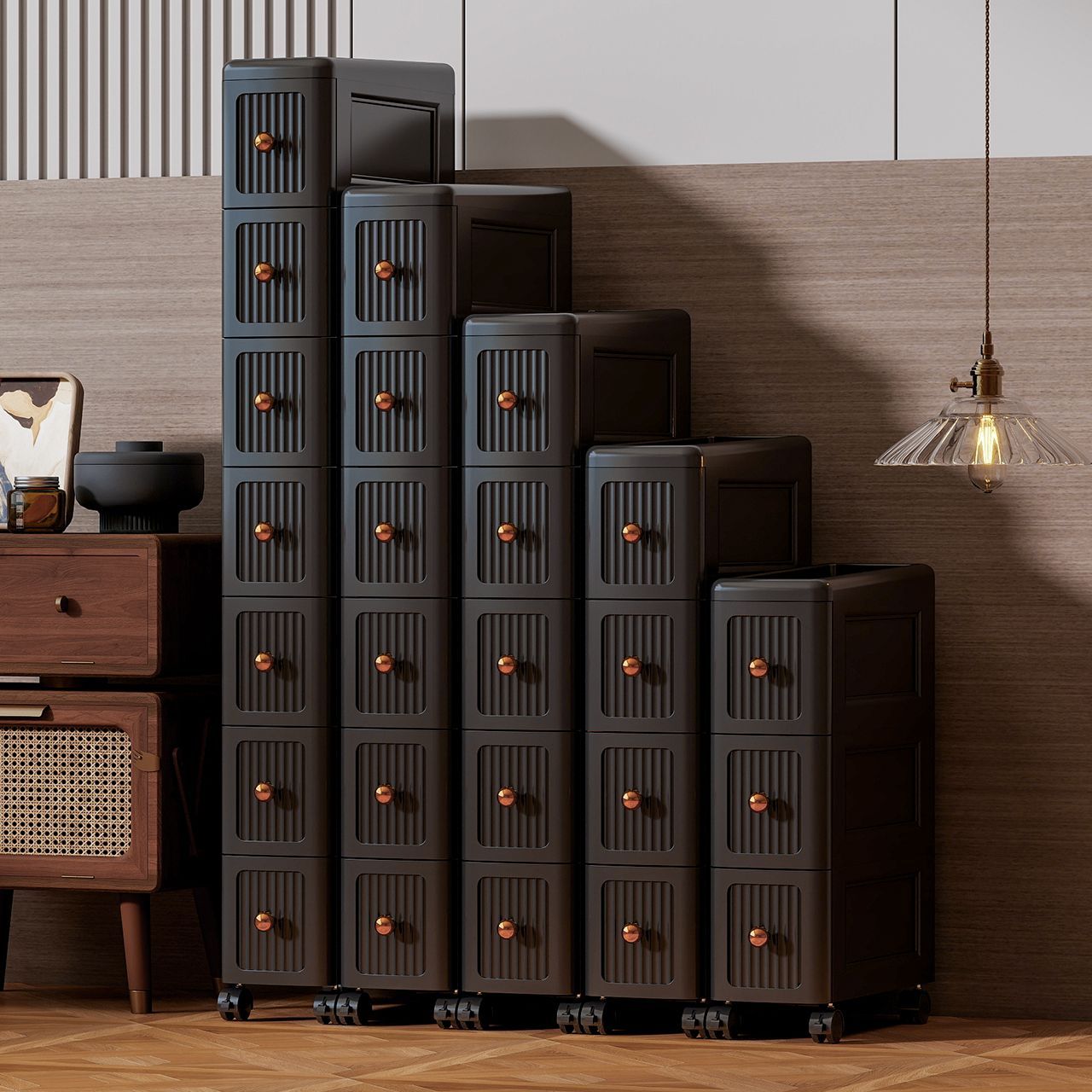 Kitchen Baking Storage - 15CM 좁은 간격의 서랍형 수납장 –