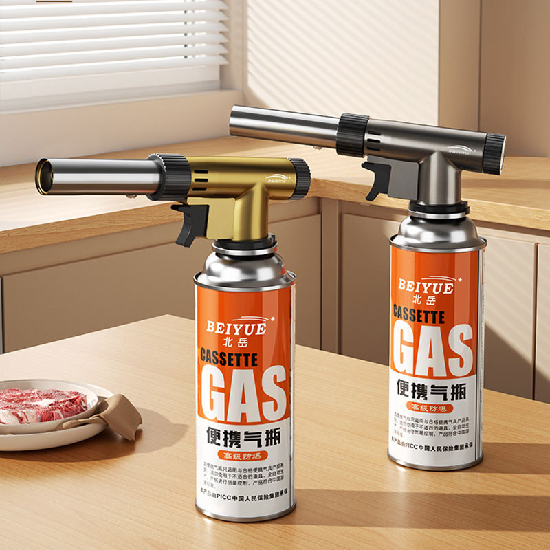 Kitchen Baking Torch - 풀 메탈 키친 부탄 토치 360