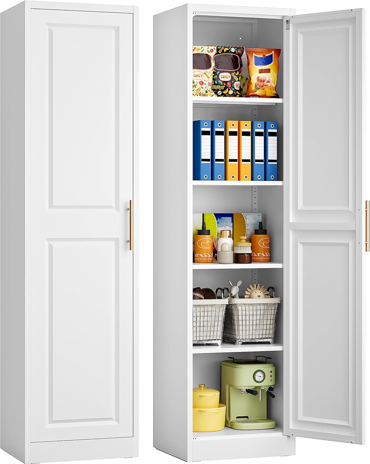 Kitchen Baking Storage - 키가 크고 좁은 수납장, 한 개의