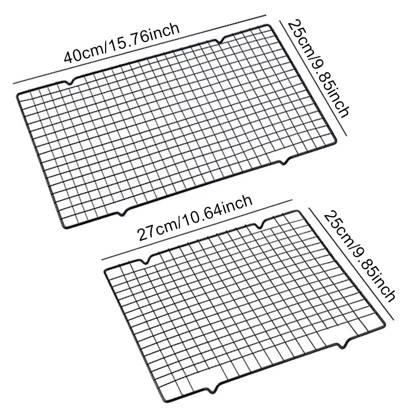 1/2pcs 케이크 냉각 랙 소형 대형 스테인레스 스틸 - Kitchen Baking Trays 리뷰 및 가격