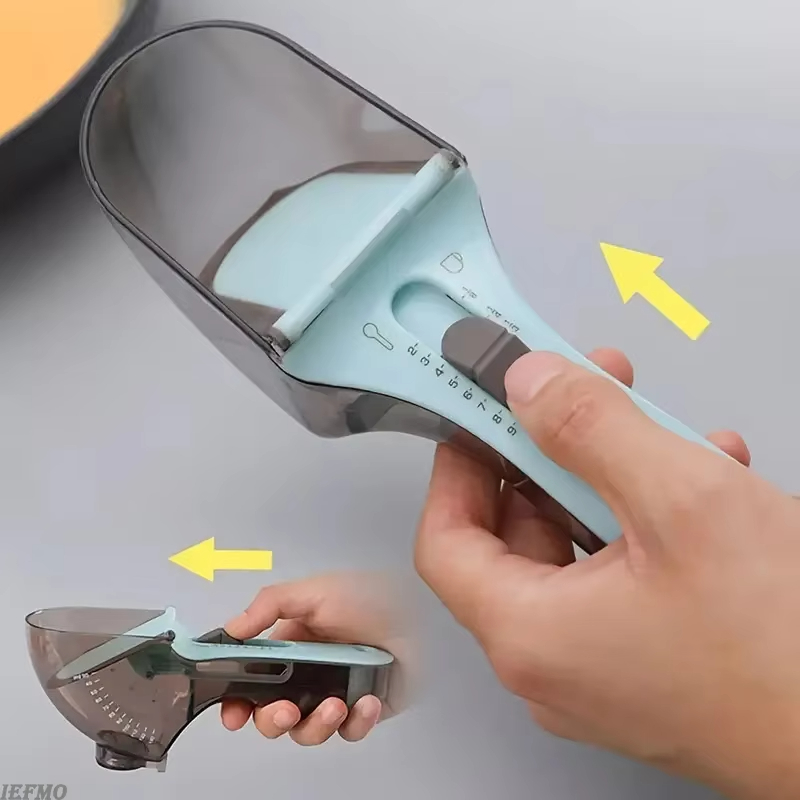 조절 가능한 계량 스푼 베이킹 플라스틱 계량 스푼 주방 - Kitchen Baking Scale 리뷰 및 가격