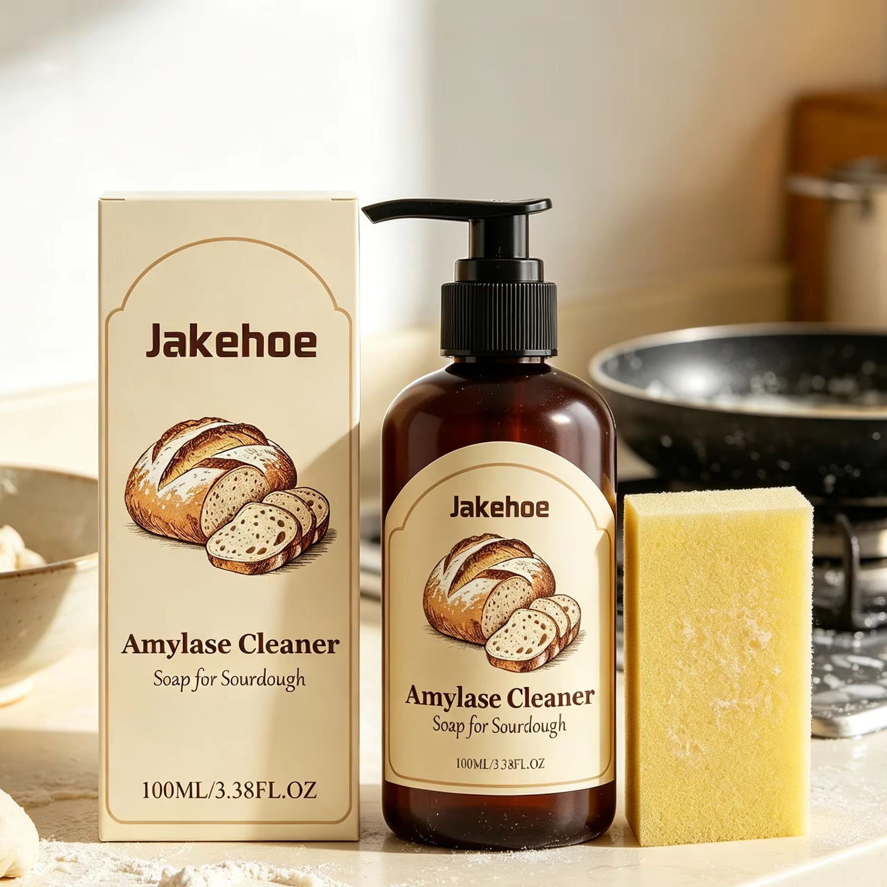 제이크호 아밀라제 클리너 비누 사워도우 빠른 효과 주방 - Kitchen Baking Mess 리뷰 및 가격