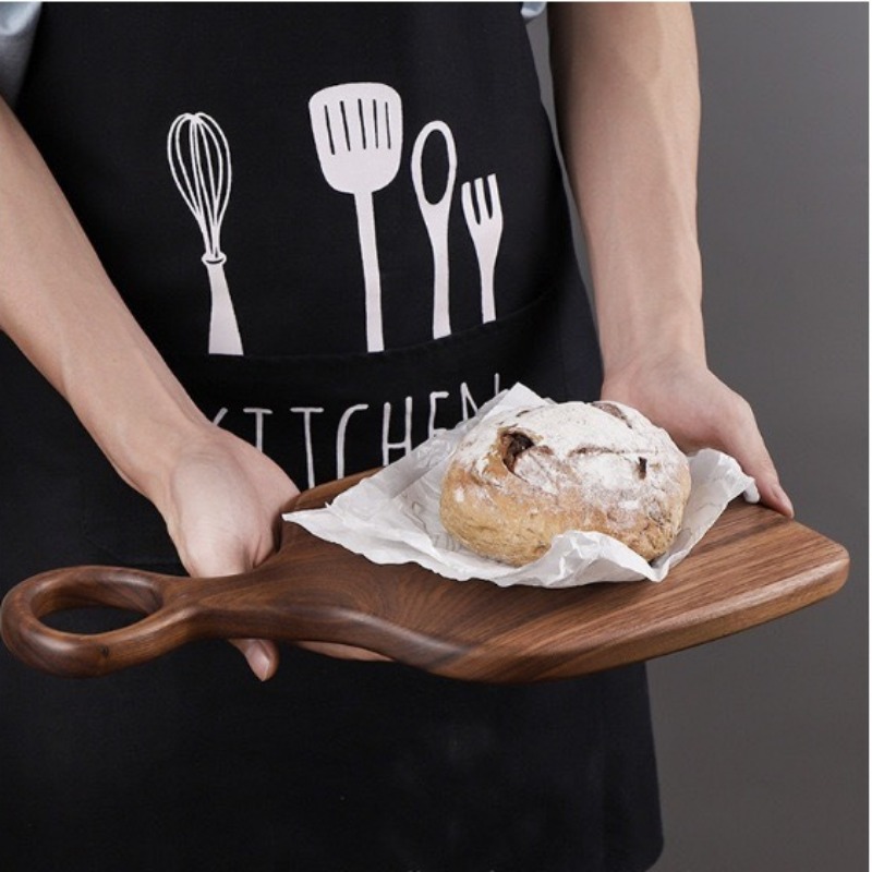 검은 호두 단단한 도마 나무 트레이 피자 보드 도마 주 - Kitchen Baking Trays 리뷰 및 가격