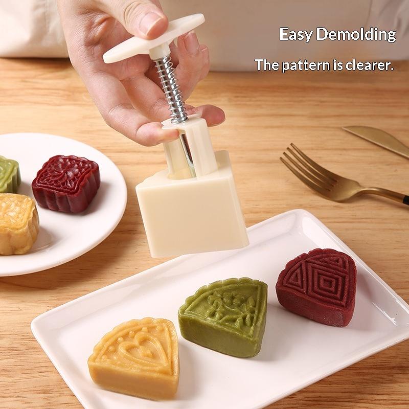 1세트 DIY 달떡 틀 플라스틱 핸드프레스 패스트리 몰 - Kitchen Baking Torch 리뷰 및 가격