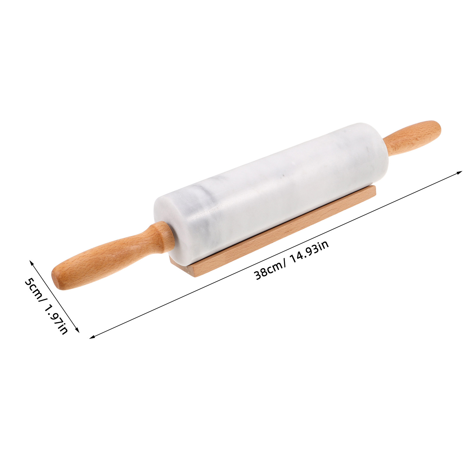 3Pcs 대리석 롤링 핀 인체 공학적 핸들 반죽 롤링  - Rolling Pin Marble 리뷰 및 가격