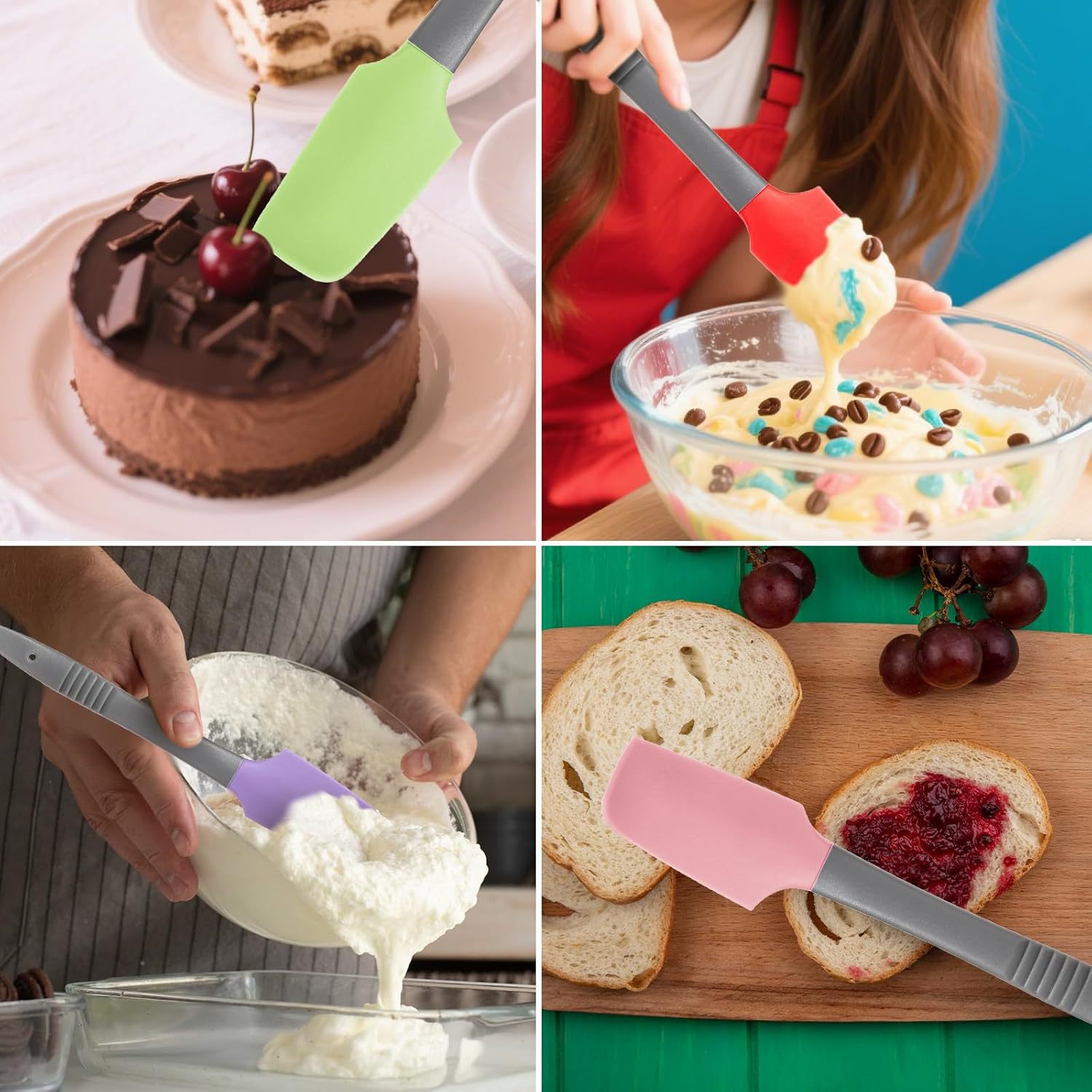 6피스 미니 주걱 세트 - 베이킹, 아이싱 및 요리에  - Kitchen Baking Must Haves 리뷰 및 가격