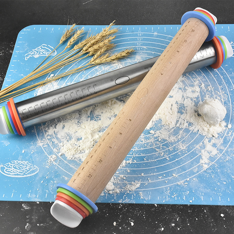 스테인레스 스틸 롤링 핀 실리콘 베이킹 과자 매트 주방 - Kitchen Roll Baking 리뷰 및 가격