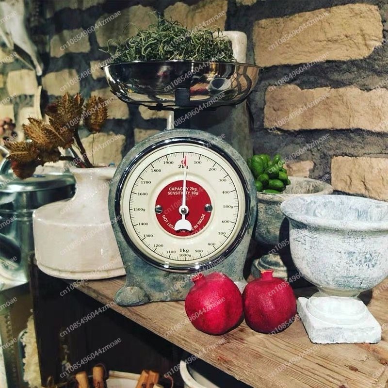 레트로 메탈 테이블 저울 2KG 🥰   일본 델튼 기계 - Kitchen Baking Scale 리뷰 및 가격