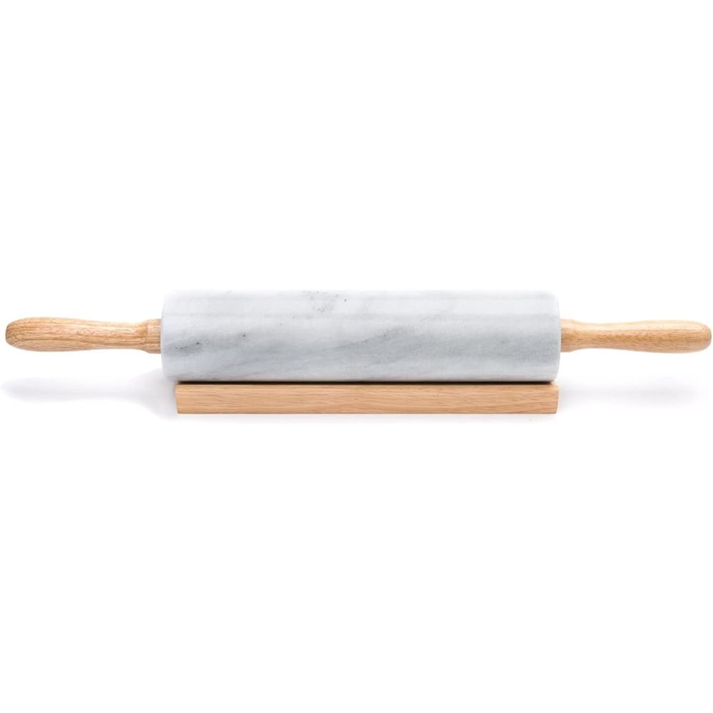 10인치 흰색 대리석 밀대와 나무 홀더 - Rolling Pin Marble 리뷰 및 가격