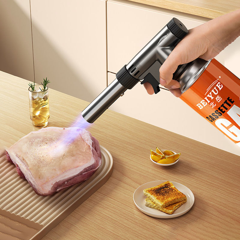 풀 메탈 키친 부탄 토치 360 °   역전 가능하고  - Kitchen Baking Torch 리뷰 및 가격