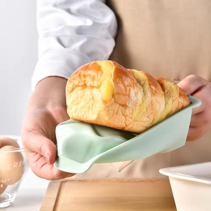 1/4Pcs 가정용 직사각형 실리콘 몰드 캔디 토스트  - Kitchen Baking Pans 리뷰 및 가격