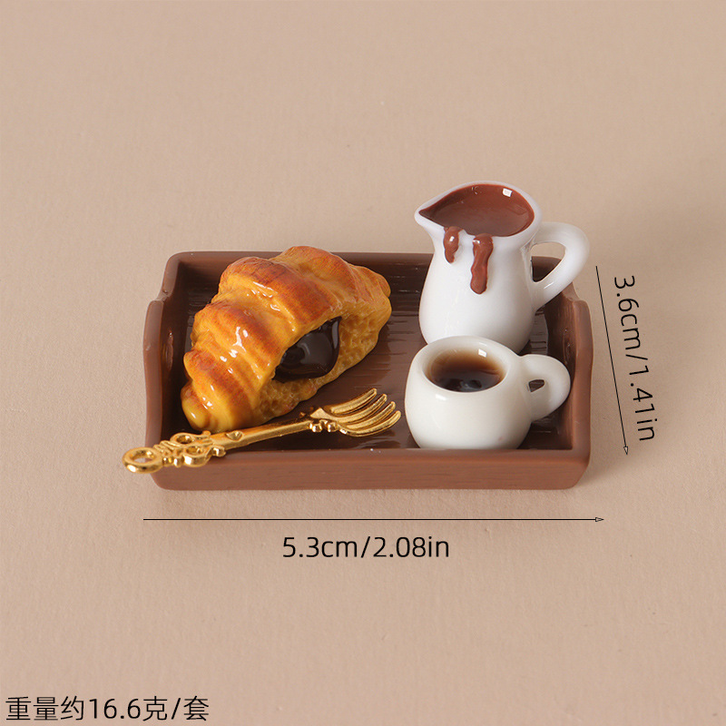 1:12 스케일 미니어처 애프터눈 티 세트 - 트레이가 - Kitchen Set Bakery 리뷰 및 가격