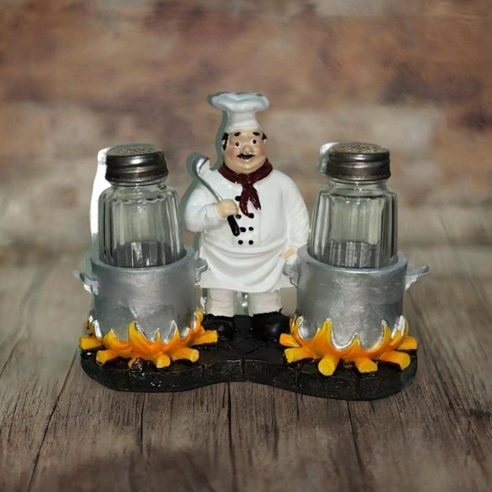 페퍼 쉐이커 세트 홀더, 레진 재질의 리필 가능한 장식 - Kitchen Set Bakery 리뷰 및 가격