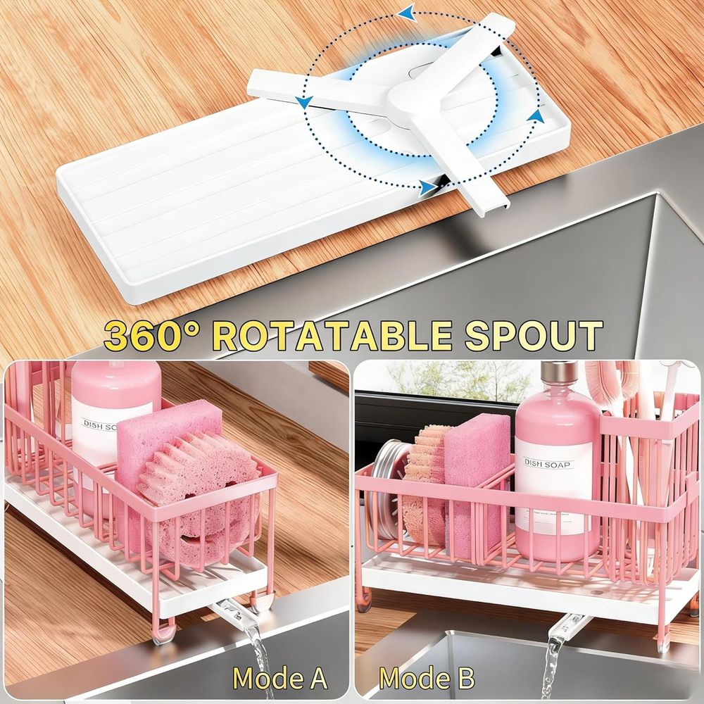 스펀지 홀더 또는 주방 싱크대, 높은 브러쉬 홀더가 있 - Kitchen Baking Storage 리뷰 및 가격